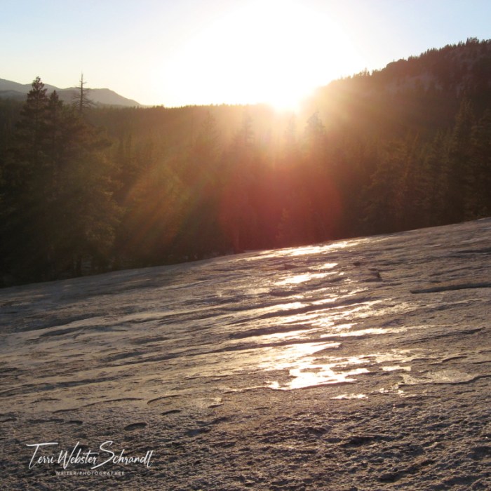 sunset Lembert Dome