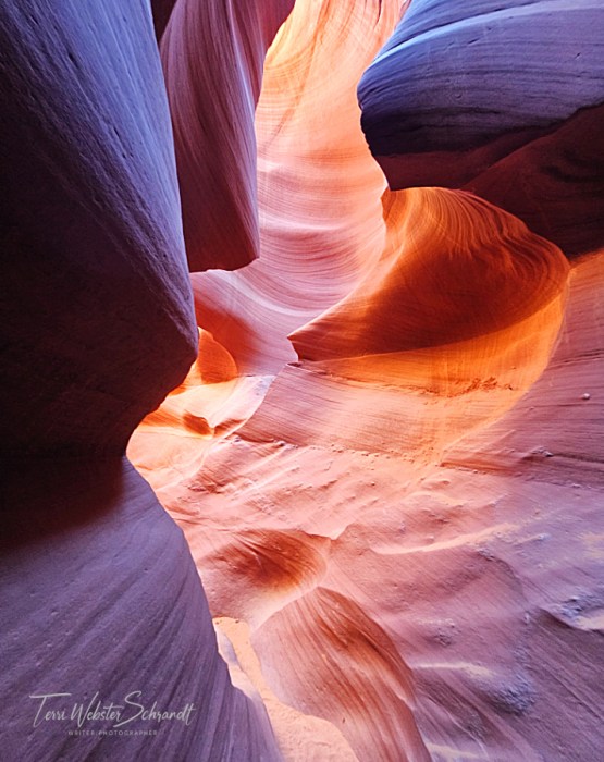 Orange walls Antelope canyon