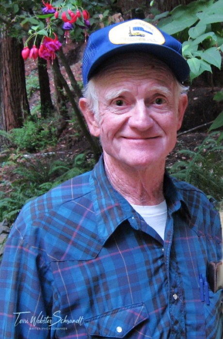 Man wearing blue clothes