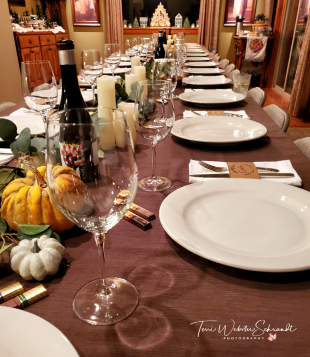 Thanksgiving Table for 30