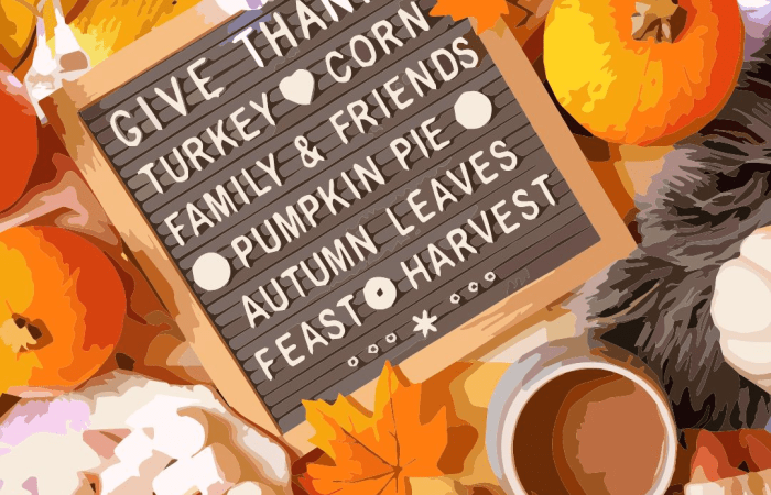 Give thanks graphic
