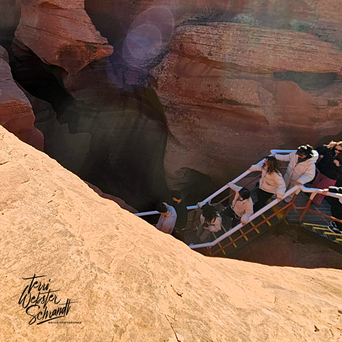 Descent Into Antelope Canyon