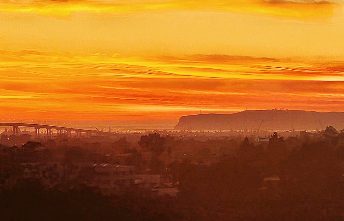 Point Loma and Coronado Bay Bridge