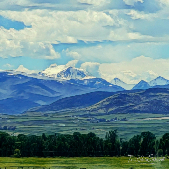 after mountain thunderstorm