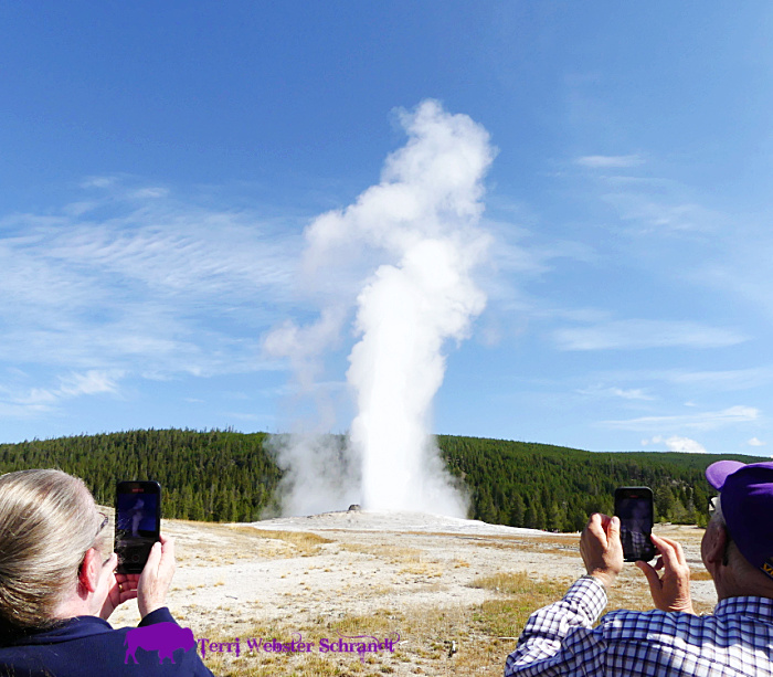 two people geyser