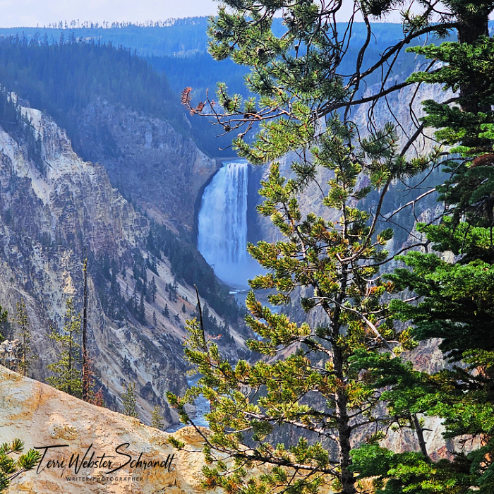 Waterfall Yellowstone