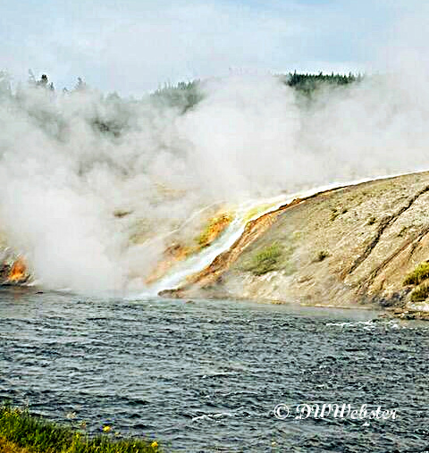 Yellow Sulphuric Geyser