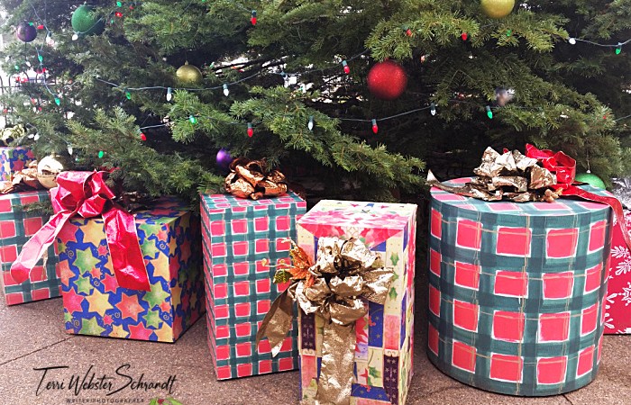 presents under the tree