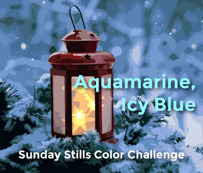 lantern blue background