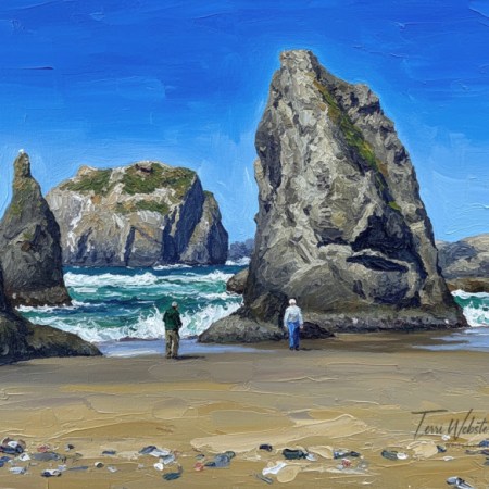 Bandon Beach Sea Stacks