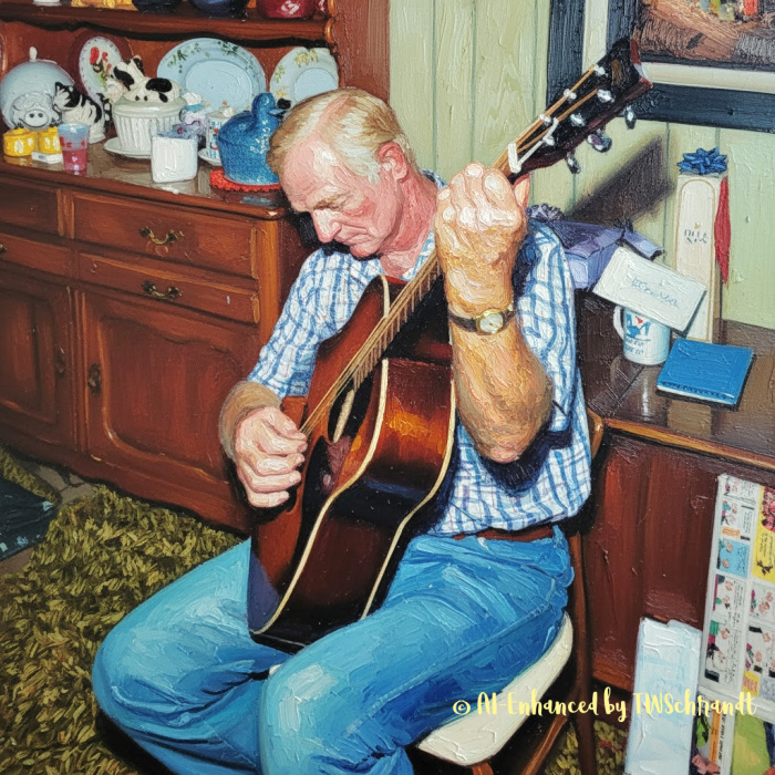 Man playing guitar