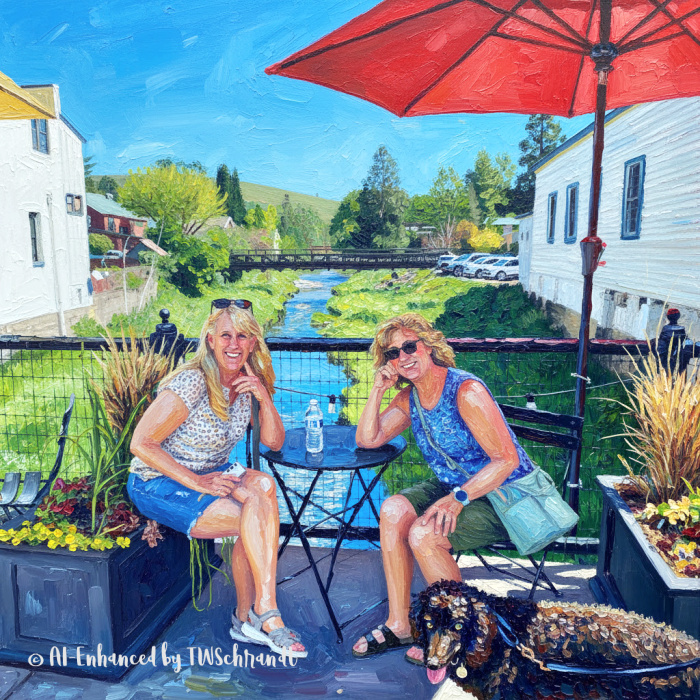 two women