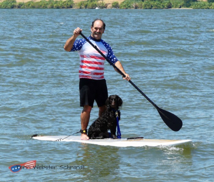 man and dog